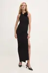 Šaty Answear.LAB černá barva, maxi