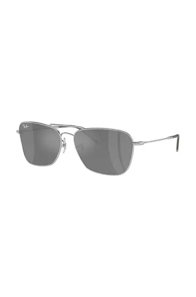 Sluneční brýle Ray-Ban CARAVAN REVERSE stříbrná barva, 0RBR0102S