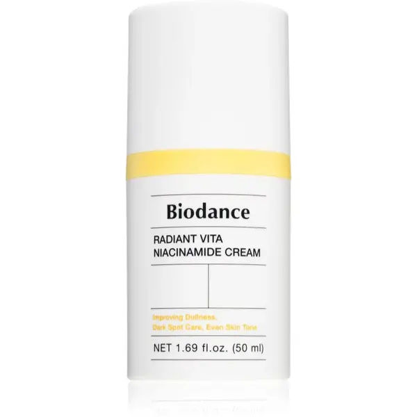 Biodance Radiant Vita Niacinamide Cream hydratační a vyživující krém pro rozjasnění a vyhlazení pleti 50 ml