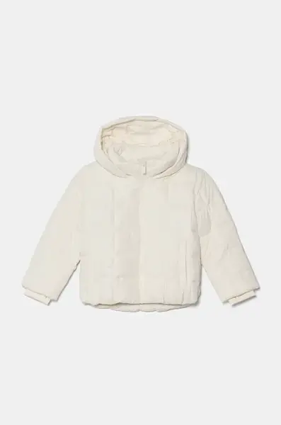 Dětská bunda Abercrombie & Fitch béžová barva, KI244-4010