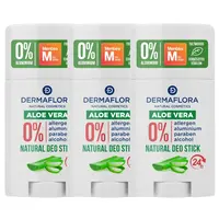 DERMAFLORA tuhý dezodorant s ALOE VERA 3ks