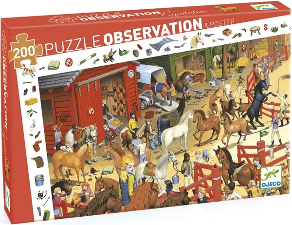 Vyhledávací puzzle Koně 200 dílků