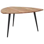 Livetastic JÍDELNÍ STŮL, akácie, černá, barvy akácie, 137/137/76 cm