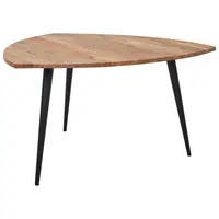 Livetastic JÍDELNÍ STŮL, akácie, černá, barvy akácie, 137/137/76 cm
