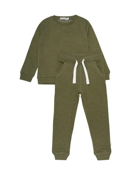 MINYMO Joggingová súprava  olivová