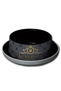 Miska plast Luxurious 1 černá 350ml