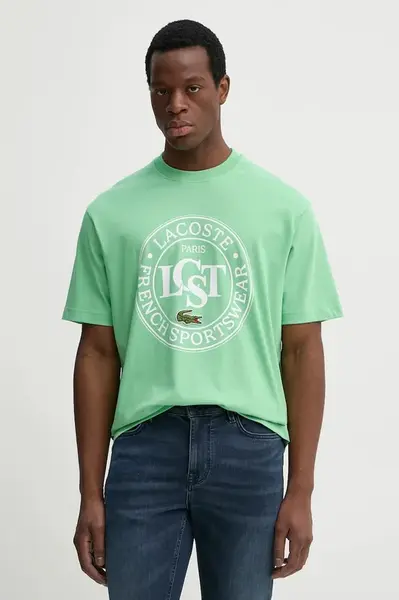 Bavlněné tričko Lacoste