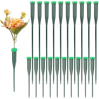 100Pcs 2 Styles Plastic Extendable Stem Water Tubes with Caps