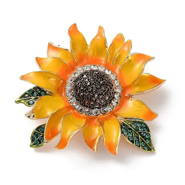 Sunflower Enamel Pins