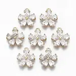 Brass Micro Pave Cubic Zirconia Pendants