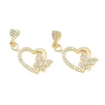 Brass Micro Pave Cubic Zirconia Pendants