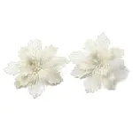 Plastic Glitter Artificial Flower