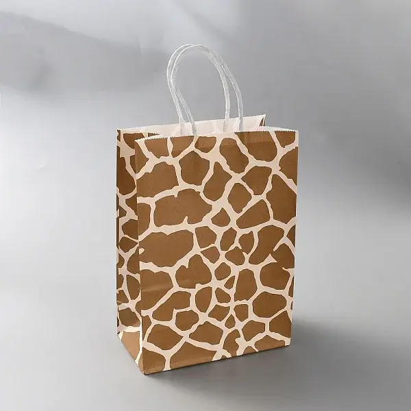 Rectangle Animal Print Paper Gift Bags