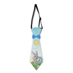 Easter Theme Rabbit Egg Glitter Felt Necktie