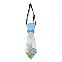 Easter Theme Rabbit Egg Glitter Felt Necktie