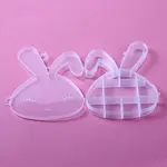 9 Grids Rabbit Shape Plastic Organizer Boxes