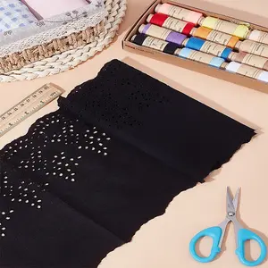 1 Yard Cotton Embroidery Flower Lace Ribbons