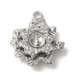 Rack Plating Brass Cubic Zirconia Pendants