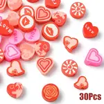 10 Styles Handmade Polymer Clay Beads