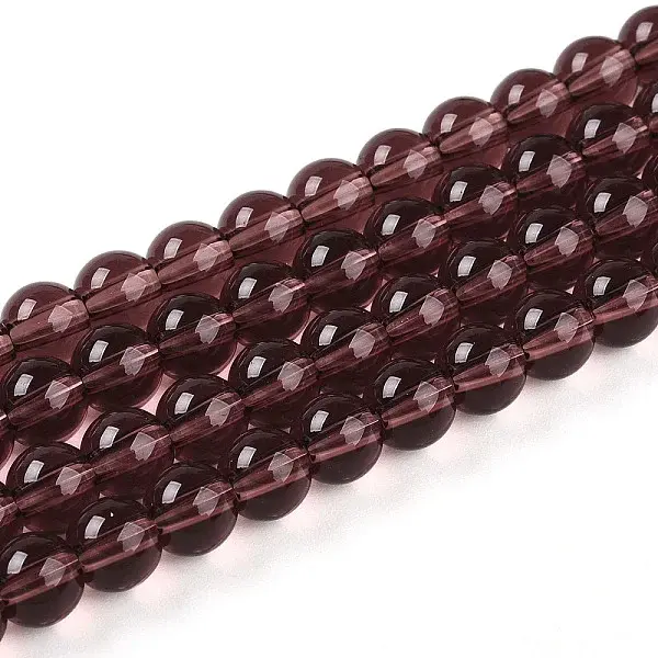 Transparent Glass Beads Strands