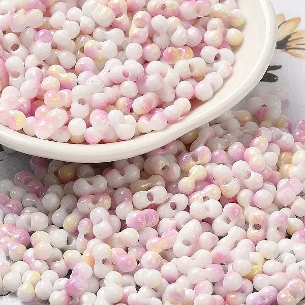 Two Tone Baking Paint Glass Seed Beads
