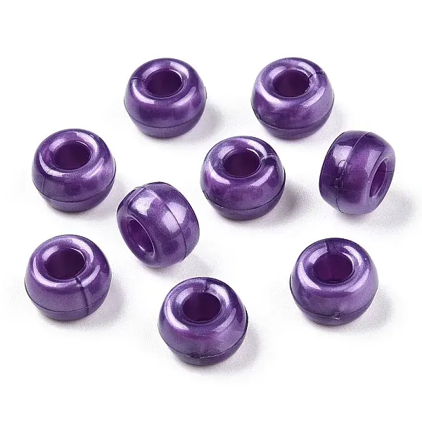 Plastic Pearlized Beads