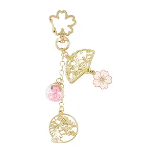 Alloy Enamel Pendant Keychains