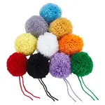 20Pcs 10 Colors DIY Craft Polyester Pom Pom Ball