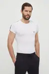 Tričko Emporio Armani Underwear bílá barva, s aplikací, 111035 4R523