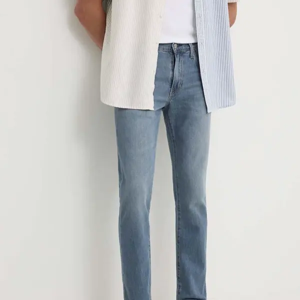 Rifle Levi's 511™ SLIM pánske, tmavomodrá farba,511™ SLIM