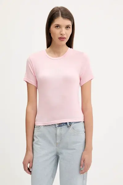 Juicy Couture Tričko Juicy Couture SHEER FITTED TEE