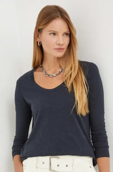 Tričko s dlhým rukávom American Vintage