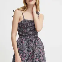 Overal Pepe Jeans DIMAS šedá farba, s hlbokým výstrihom, PL230493