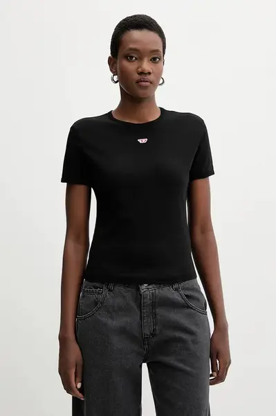 Bavlnené tričko Diesel T-UNCUTIE-LONG-D T-SHIRT