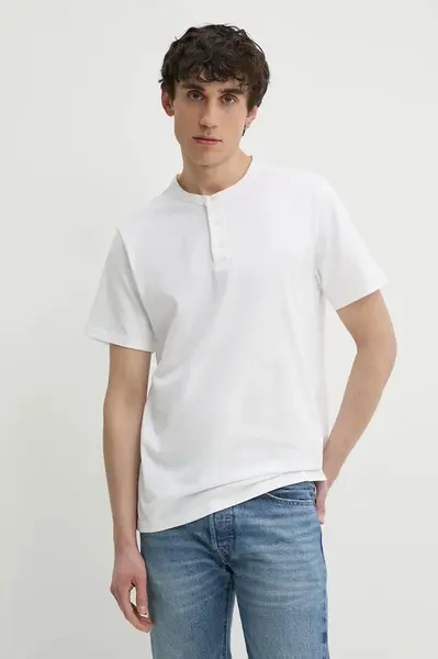 Bavlnené tričko Levi's SS HM HENLEY