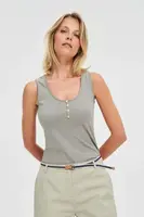 Marisse Plain Olive Top