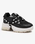 Resti Black women's sneakers with a thick sole Natsumi - Footwear