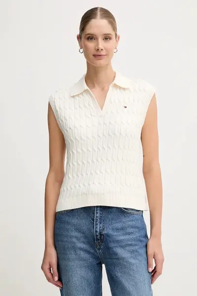 Bavlněná vesta Tommy Hilfiger