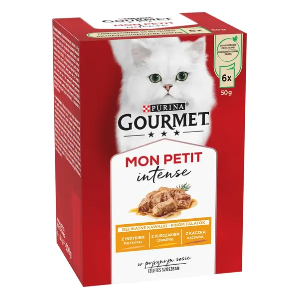 Gourmet Mon Petit mokré krmivo - s drůbeží 6 x 50 g