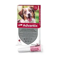 Advantix Spot On roztok pre psy A.U.V. pre psy medzi 10-25 kg (4 x 2,5 ml)