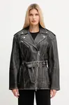 Kožená bunda Stand Studio Leona