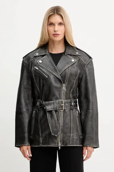 Kožená bunda Stand Studio Leona