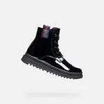 Black Girls Ankle Boots Geox Gillyja - Girls