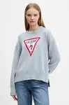 Bavlněný svetr Guess Jeans černá barva, W4BR12 Z3HM1