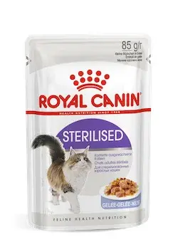 Royal Canin Sterilised Jelly - vlhké krmivo pre mačky v želé 85 g