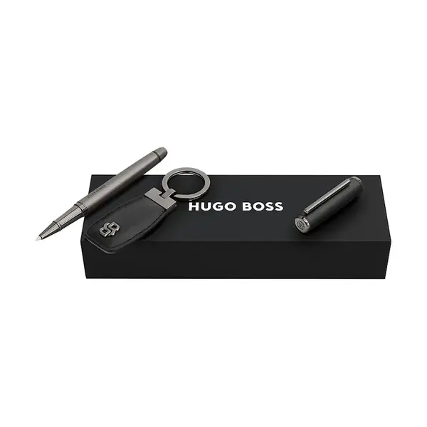 Sada propisky a přívěsku na klíče BOSS Black & Gun 20 x 6,2 x 3,5 cm černá barva