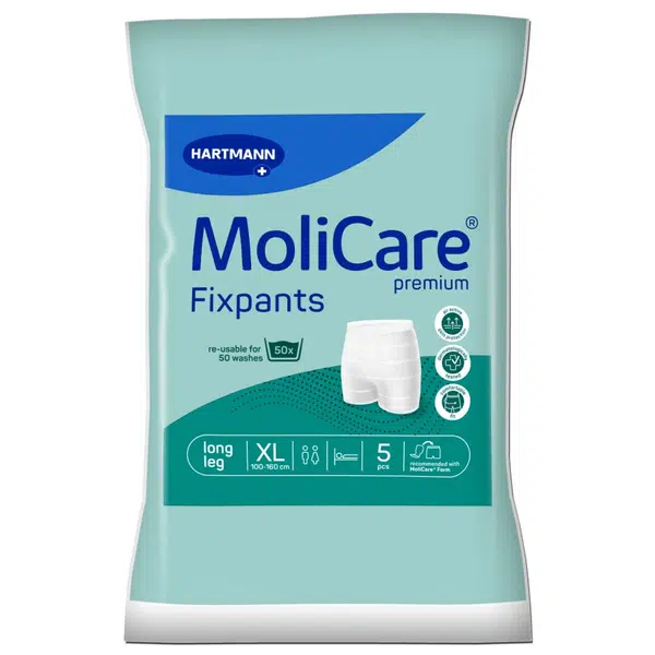 Molicare Premium Fixpants fixační kalhotky XL obvod boků 100-160cm 5ks