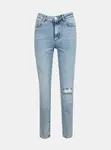 AWARE by VERO MODA Světle modré straight fit džíny VERO MODA Nadine - Dámské
