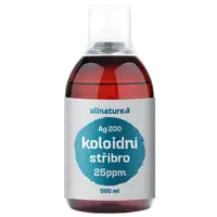 ALLNATURE Koloidní stříbro Ag200 - 25 ppm 500 ml