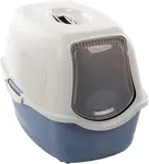 Flamingo Lexie kočičí záchod s víkem Zelená